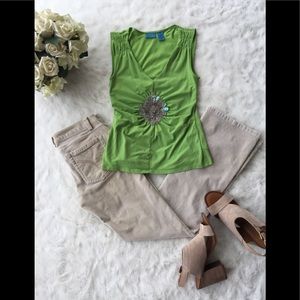 ❤️TeeCo Women's Beaned Sleeveless Stretchy Top